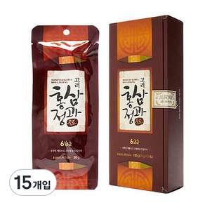 대동고려삼 고려홍삼정과 골드 세트, 30g, 15개