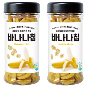 미다몰 동결건조 바나나칩, 2개, 100g