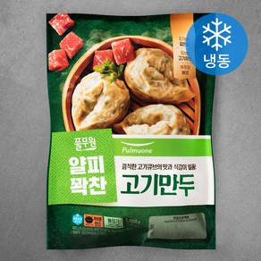 풀무원 얇은피 꽉찬속 고기만두 (냉동), 1kg, 1개