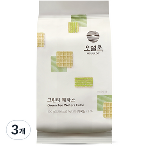 오설록 그린티웨하스, 100g, 3개