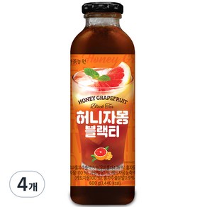 다농원 허니자몽 블랙티, 600g, 1개입, 4개