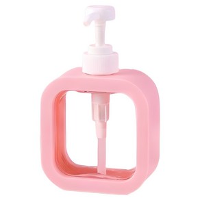 더뉴커머스 사각 다용도 디스펜서 500ml, 핑크, 1개