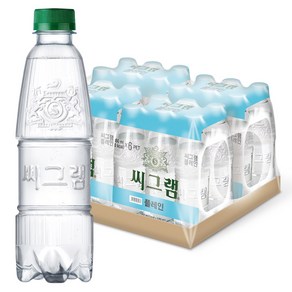 씨그램 플레인 탄산수 무라벨, 350ml, 24개