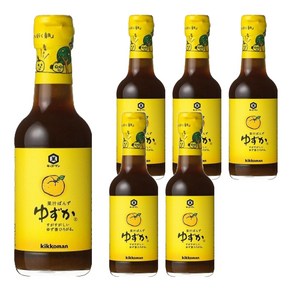 기꼬만 폰즈 유즈카, 250ml, 6개