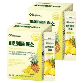 로니웰 파인애플 효소, 30회분, 90g, 2개
