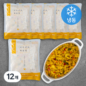 엄지 치킨카레 볶음밥 (냉동), 300g, 12개