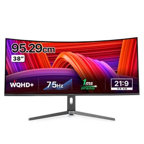 크로스오버 WQHD+ IPS TYPE-C PD 울트라와이드 커브드 모니터, 95cm, 38LGD66C(무결점)