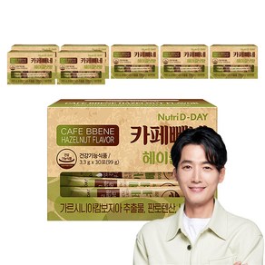 뉴트리디데이 카페빼네 다이어트식품 헤이즐넛향, 99g, 8개