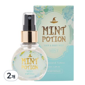 바디홀릭 민트포션 바디미스트, 50ml, 2개