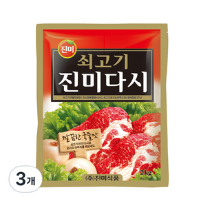 진미 쇠고기 진미다시, 2kg, 3개