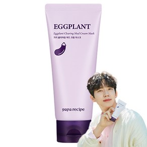 파파레서피 가지 클리어링 머드 크림 마스크 100ml, 1개입, 1개