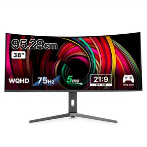 크로스오버 WQHD+ IPS TYPE-C PD 울트라 커브드 모니터, 96cm, 38LGD66CBK(일반)