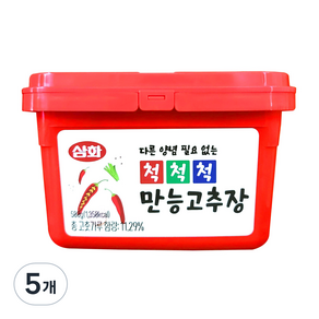 삼화 척척척 만능고추장, 5개, 500g