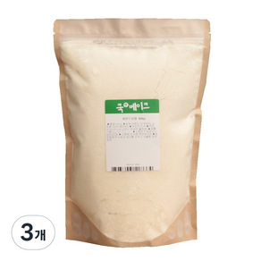 쿡앤베이크 고운 아몬드분말, 600g, 3개