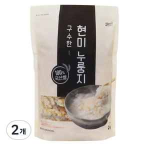 태광선식 구수한 현미 누룽지, 2kg, 2개