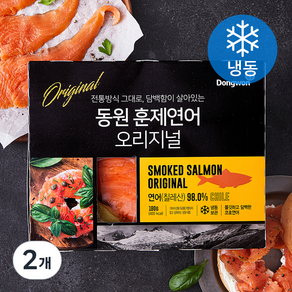 동원 훈제연어 오리지널 (냉동), 180g, 2개