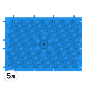 보니토리 발마사지 미니 지압판, 블루, 5개