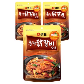 샘표 춘천닭갈비 양념소스, 180g, 3개