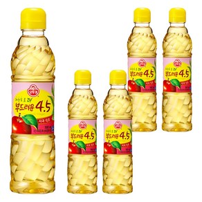 오뚜기 저산도 4.5 사과식초, 500ml, 5개