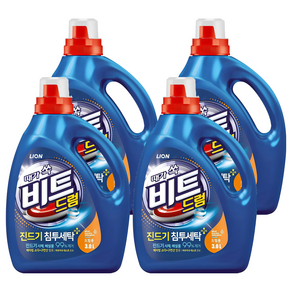 비트 진드기 액체세제 드럼용 본품, 3L, 4개