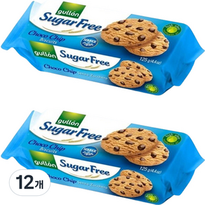 구욘 초코칩 쿠키, 125g, 12개