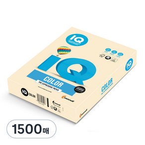 몬디 IQ Colo 색상용지 CR20 크림색 80g, A4, 1500매