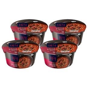 더미식 장인라면 맵싸한맛 컵라면 126g, 4개