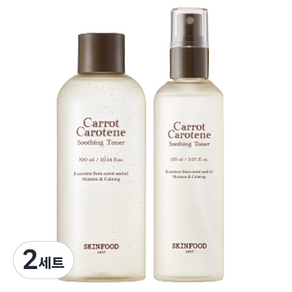 스킨푸드 캐롯 카로틴 수딩 토너 300ml + 150ml 세트