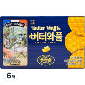 서주 버터와플, 55g, 6개