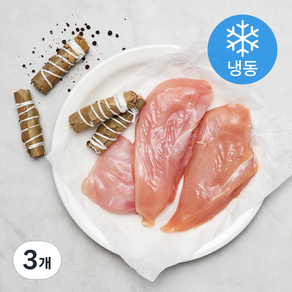 올계 유기농인증 닭가슴살 (냉동), 300g, 3개