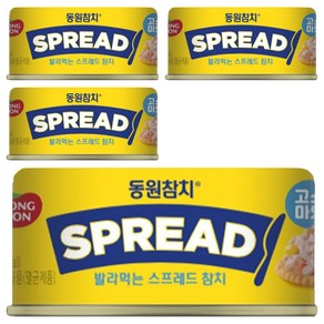 동원참치 스프레드 고소마요, 100g, 4개