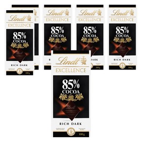 린트 엑설런스 85% 코코아 다크 초콜릿, 6개, 100g