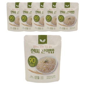 봄식당 현미 즉석 곤약밥, 150g, 6개