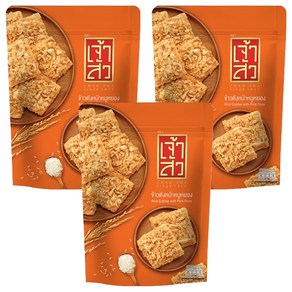 차오수아 자스민라이스 크래커 오리지널, 3개, 80g