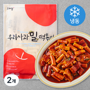 오마뎅 우리사과 밀떡볶이 (냉동), 462g, 2개