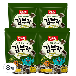 광천김 고소하고 바삭한 김부각 오리지널, 50g, 8개