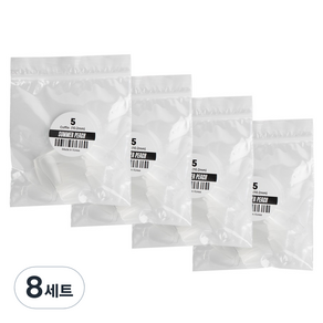 썸머피치 이지핏 코핀 리필팁 50p 세트 5호, 8세트, 투명