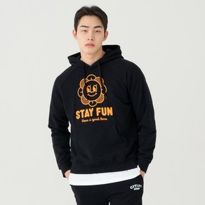 시티파이 남성용 얇은 기모 후드 티셔츠 Stay fun