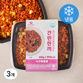 다즐샵 간편한끼 낙지 볶음밥 (냉동), 220g, 3개