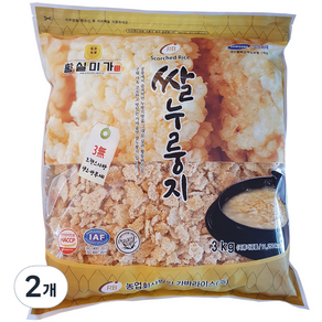 황실미가 국내산 누룽지, 3kg, 2개