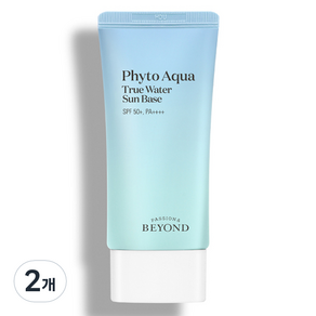 비욘드 피토 아쿠아 트루 워터 선 베이스 SPF50+ PA++++, 50ml, 2개