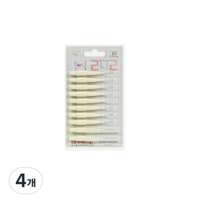 242 I형 치간칫솔 SS, 0.8mm, 10개입, 4개