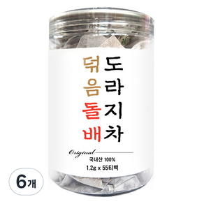 산해랑 덖음 돌배 도라지차, 6개, 55개입, 1.2g