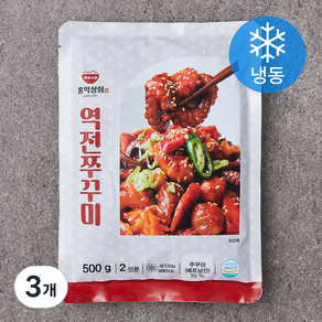 홍익상회 역전쭈꾸미 (냉동), 500g, 3개