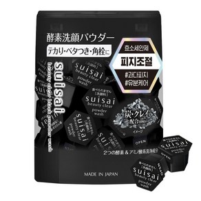 수이사이 뷰티 클리어 블랙 파우더 워시 32p, 12.8g, 1개