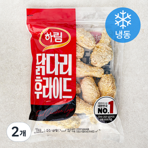 하림 닭다리 후라이드 (냉동), 1000g, 2개