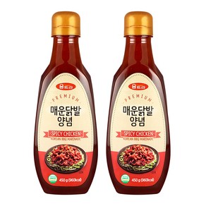 움트리 매운닭발양념, 450g, 2개