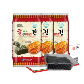 광천해저김 김치 매운맛 김, 4g, 72개