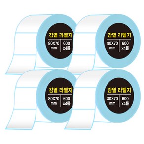 다다 감열라벨지 80*70mm