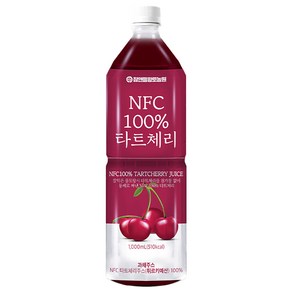 참앤들황토농원 NFC 착즙 타트체리주스, 1L, 1개